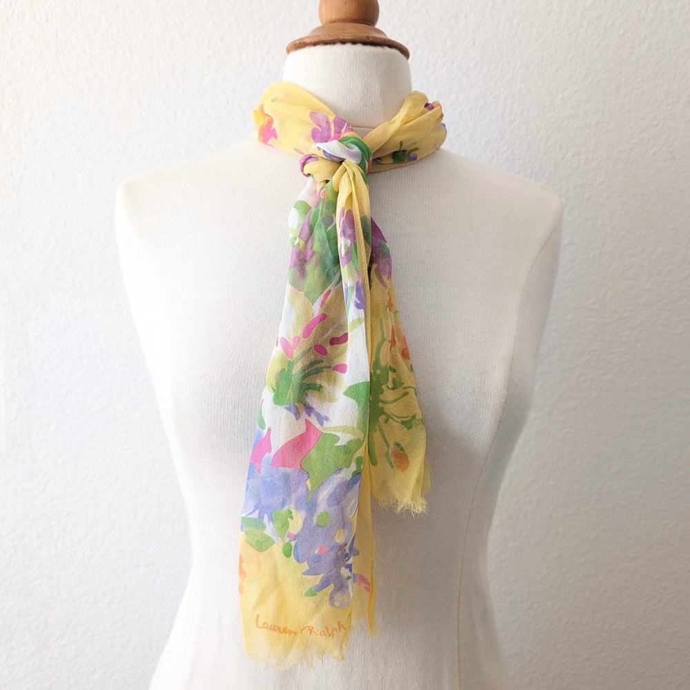 Silk Floral Scarf | Lauren Ralph Lauren